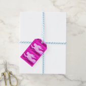 rosa Meerjungfrauen Geschenkanhänger (Mit Garn)