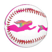 Rosa Meerjungfrauen im Hintergrund Thunder_Cove Baseball (Vorderseite Links)