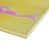 Rosa Meerjungfrauen Schneidebrett (Ecke)