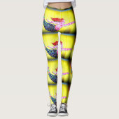 Rosa Meerjungfrauen Thunder_Cove gelb Leggings (Vorderseite)