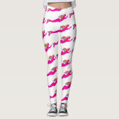 Rosa Meerjungfrauen Thunder_Cove weiß Leggings (Vorderseite)