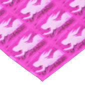 rosa Meerjungfrauen Tischdecke (Schrägansicht)