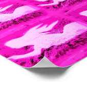 rosa Meerjungfrauenplakat Poster (Ecke)