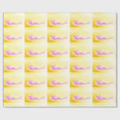 Rosa Meerjungfraumuster Geschenkpapier (Flach)