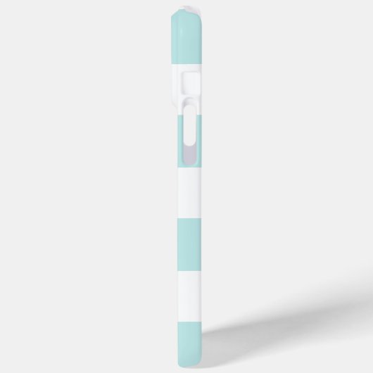 Rosa Meerpferd auf Minzstreifen Case-Mate iPhone Hülle (Rückseite / Links)