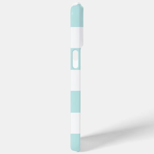 Rosa Meerpferd auf Minzstreifen Case-Mate iPhone Hülle (Rückseite / Rechts)