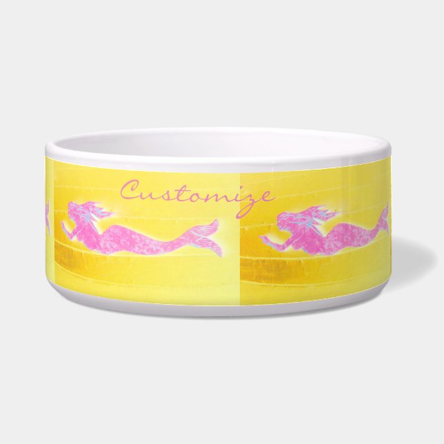 Rosa Meerschweinchen Napf (Vorderseite)