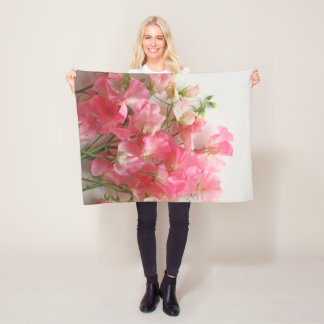 Rosa Mehltau Fleecedecke