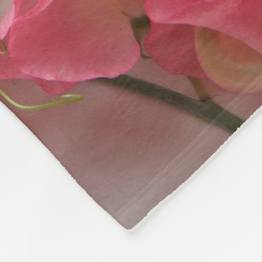 Rosa Mehltau Fleecedecke (Ecke)