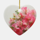 Rosa Mehltau Keramik Ornament (Hinten)