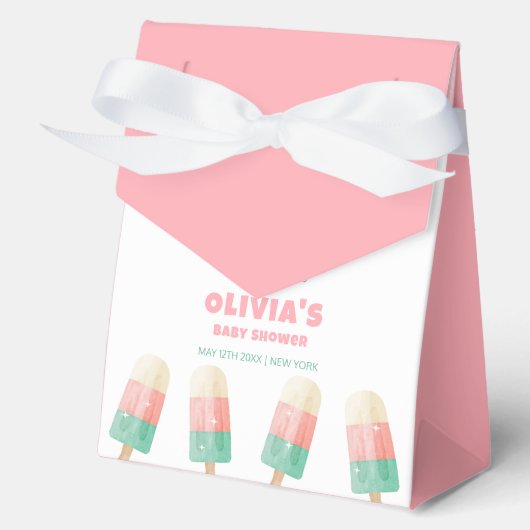 Rosa Melt Eiscreme zum Pop Kinderdusche bereit Geschenkschachtel (Vorderseite)