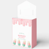 Rosa Melt Eiscreme zum Pop Kinderdusche bereit Geschenkschachtel (Offen)