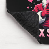 Rosa Meme Weihnachten Jungen Mädchen Mousepad (Ecke)