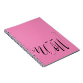 Rosa Meow Cat Notizblock (Rechte Seite)