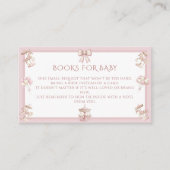 Rosa Merry Go Round Books for Baby Shooting Begleitkarte (Vorderseite)