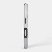 Rosa Metallische Rose Silver Name iPhone 16 Hülle (Rechte Seite)