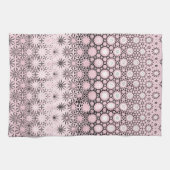 rosa Metamorphose-Design Geschirrtuch (Horizontal)