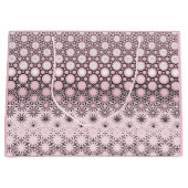 rosa Metamorphose-Design Große Geschenktüte (Vorderseite)