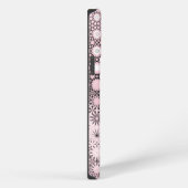 Rosa Metamorphose Design iPhone Hülle (Rechte Seite)