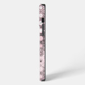 Rosa Metamorphose Design iPhone Hülle (Linke Seite)