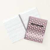 rosa Metamorphose-Design Notizblock (Innenseite)