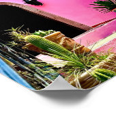 Rosa mexikanische Kapelle Poster (Ecke)