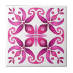 Rosa mexikanische talavera-Gastgeschenke Hochzeite Fliese<br><div class="desc">Hot Pink magenta Spanisch mexikanische Talavera Fliesen elegante Hochzeit bevorzugt gedruckte Keramik Fliesen ,  lebendige kühnen Farben moderne mexikanische spanische Hacienda Stil Hochzeit lebendige Farbe Keramik Fliesen Gastgeschenke Hochzeiten</div>