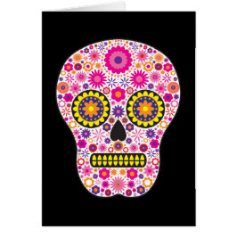 Rosa mexikanischer Zuckerschädel