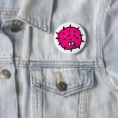 Rosa Mikrobe Button (Beispiel)