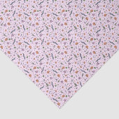 Rosa mikroskopische Tiere Seidenpapier (Ausschnitt)