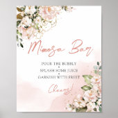 Rosa Mimosa-Bar in Rosa Poster (Vorne)