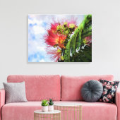 Rosa Mimosa Blütenbaum Leinwanddruck (Insitu (Wohnzimmer))