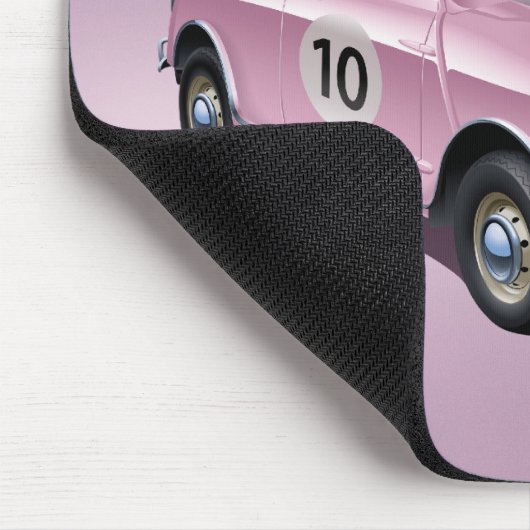 Rosa Mini Coopers S1 Mousepad (Ecke)