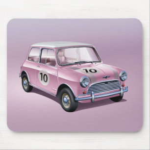 Rosa Mini Coopers S1 Mousepad