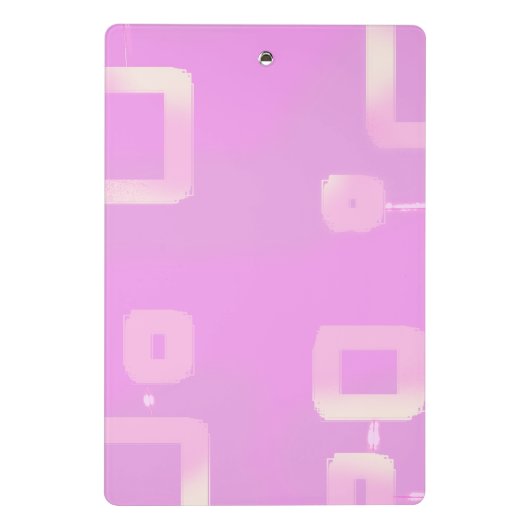 rosa mini klemmbrett (Rückseite)