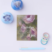 Rosa Miniatur-Rosengeschäft Flyer (Einzeln)