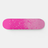 Rosa Minimalismus Skateboard (Horizontal)