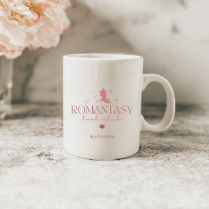 Rosa minimalistischer benutzerdefinierter 'Romanta Kaffeetasse
