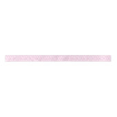 Rosa Minimalistisches Muster Herzchen Valentinstag Satinband (Vorderseite)