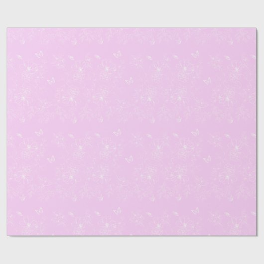 Rosa Minimalistisches Muster Modernes, Abstraktes Geschenkpapier (Flach)