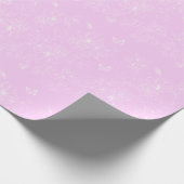 Rosa Minimalistisches Muster Modernes, Abstraktes Geschenkpapier (Ecke)