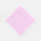 Rosa Minimalistisches Muster Modernes, Abstraktes Serviette (Ecke)