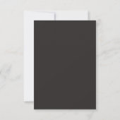 Rosa minimalistisches Skript Hochzeit Danke (Rückseite)