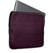 Rosa Minimallinien Laptopschutzhülle (Vorne Rechts)