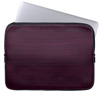 Rosa Minimallinien Laptopschutzhülle