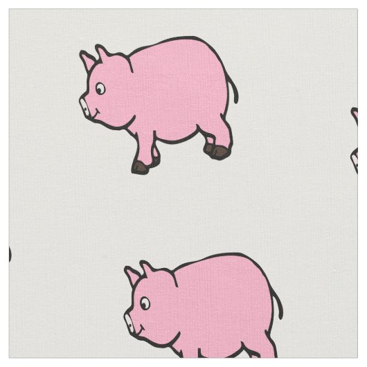 Rosa Minischwein-Gewebe Stoff (Nahaufnahme)