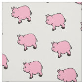Rosa Minischwein-Gewebe Stoff (Muster)