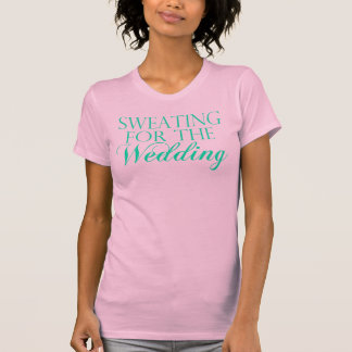 Rosa & Mint Schwitzen für die Hochzeit. Tanktop