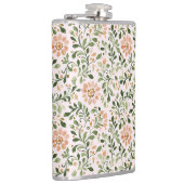 Rosa Mintgrün Schmetterling Flachmann (Rechts)