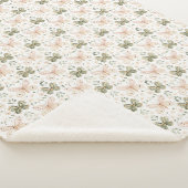 Rosa Mintgrüne Schmetterlinge  Sherpadecke (3/4)